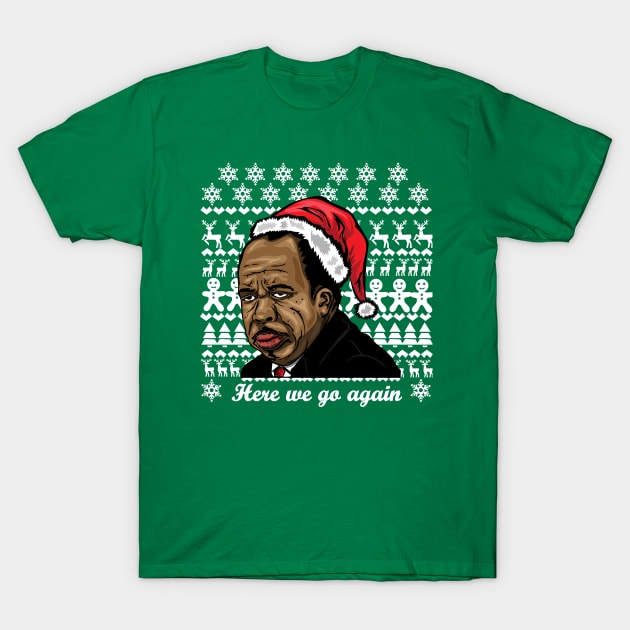 Stanley Hudson Christmas T-Shirt by Errore